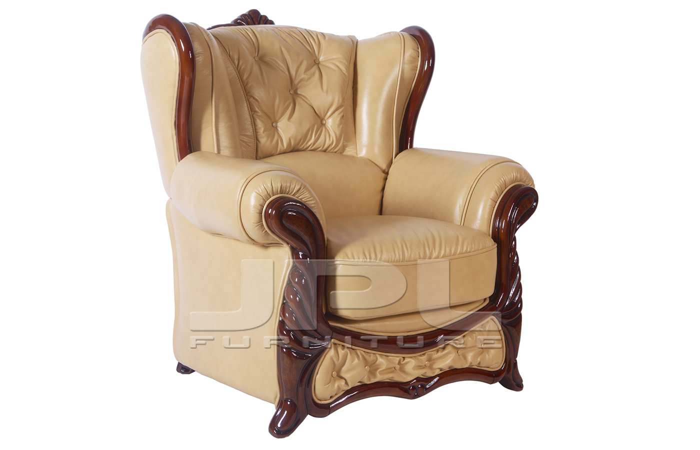Кресло кожаное Виктория